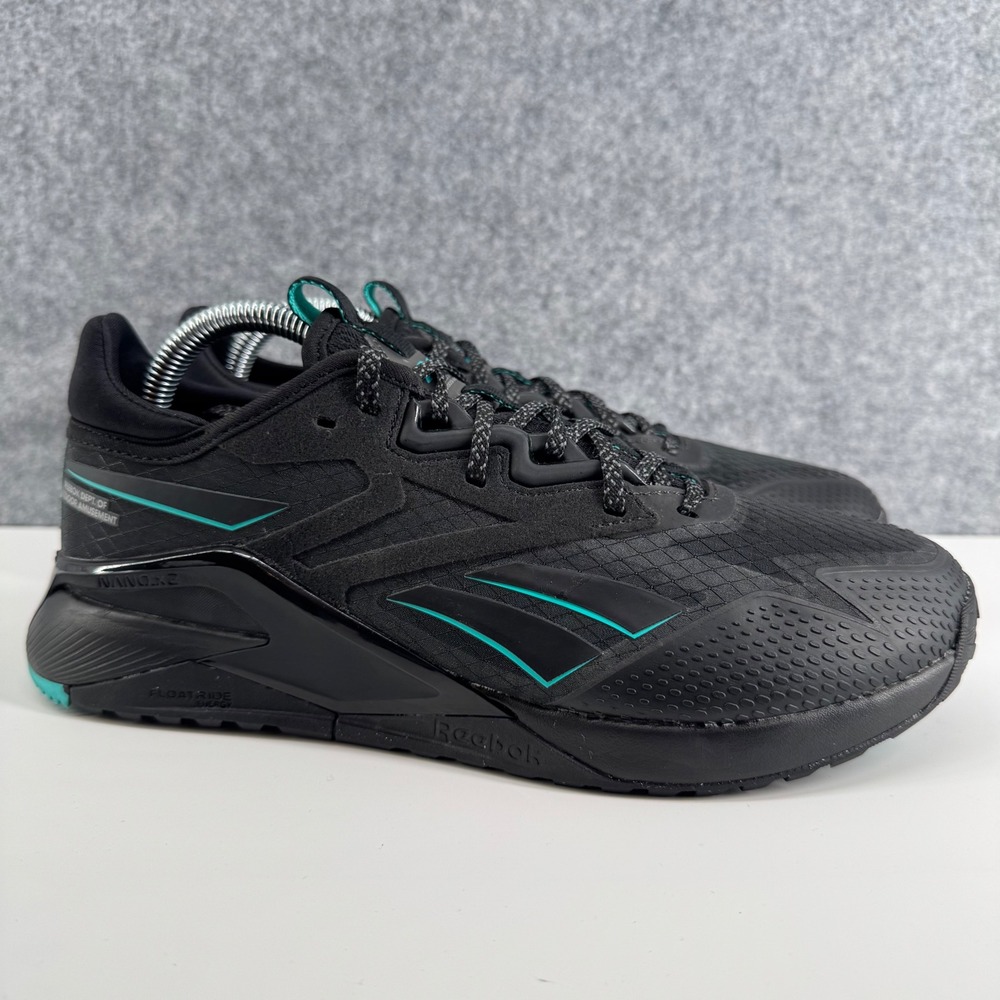 Reebok Nano X2 Adventure Training Shoes Womens 8.5 Black Teal GY2118